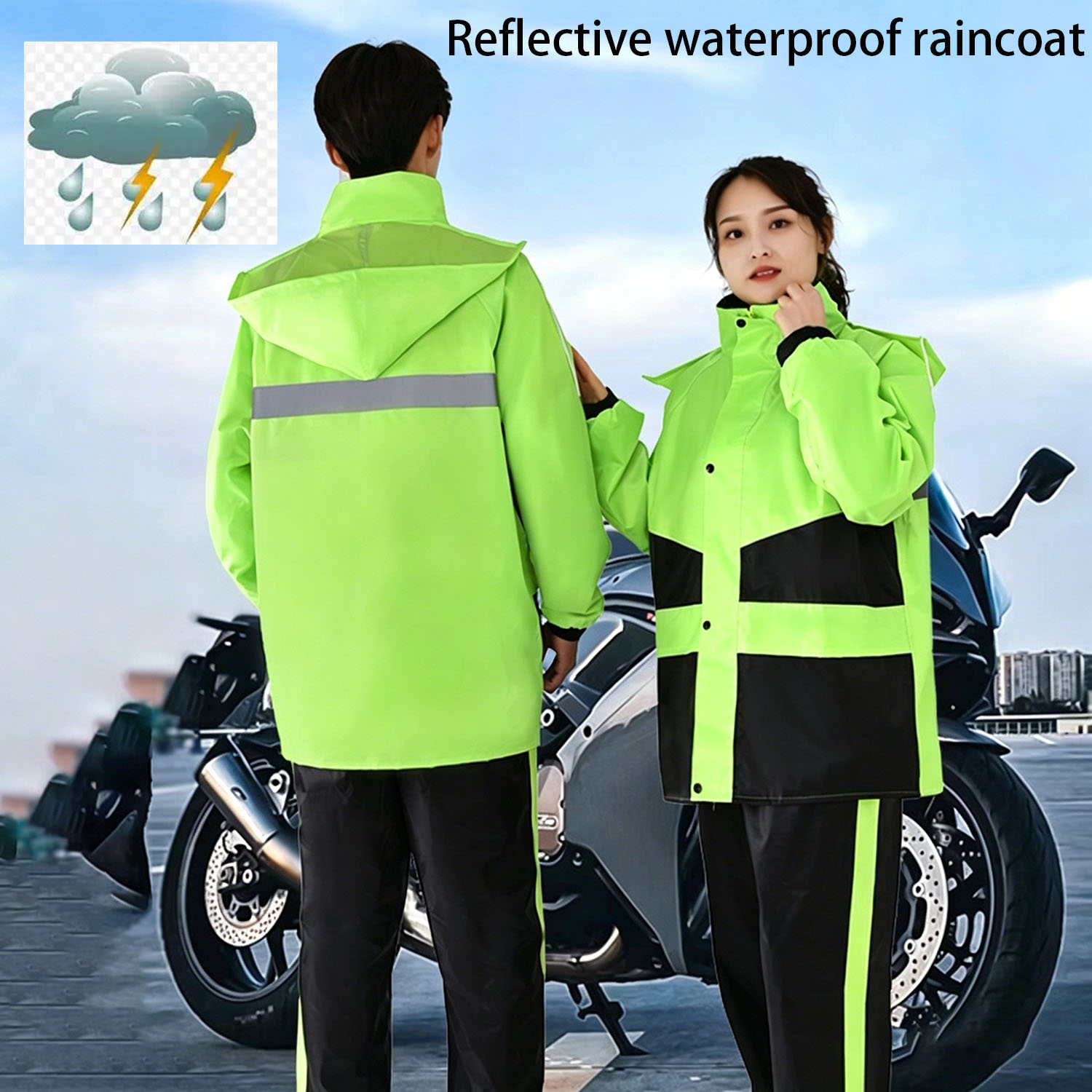 بدلة واقية من المطر للدراجات ا - مراجعة Motorcycle Gear For Woman وسعره