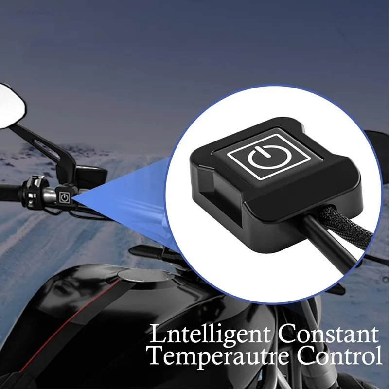 مقابض دراجة نارية مدفأة 12 فول - مراجعة Handlebar Grip Heated وسعره