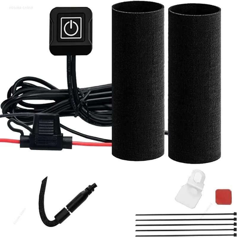 مقابض دراجة نارية مدفأة 12 فول - مراجعة Handlebar Grip Heated وسعره